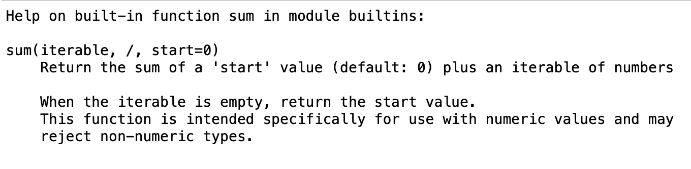 Example 2: Check the documentation of the print function in the python console.